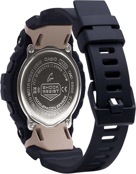 Casio Casio G-Shock GMD-B800-1, g-shock япония женские часы на браслете каучук боковой вид